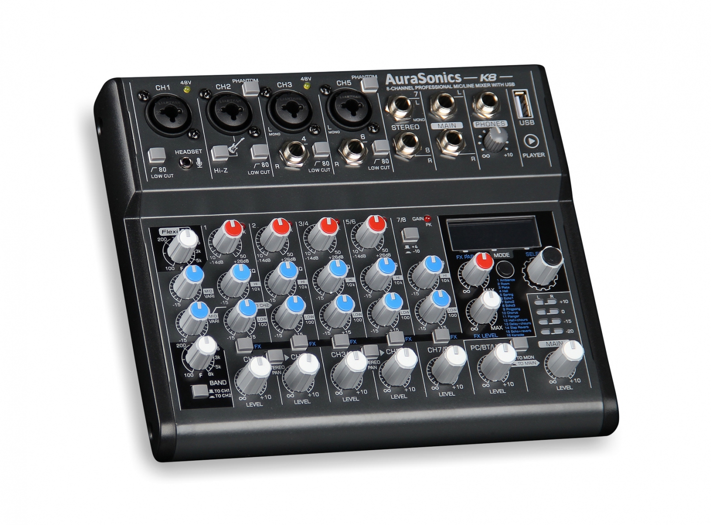 AuraSonics K8 компактный микшерный пульт в Зеленогорске