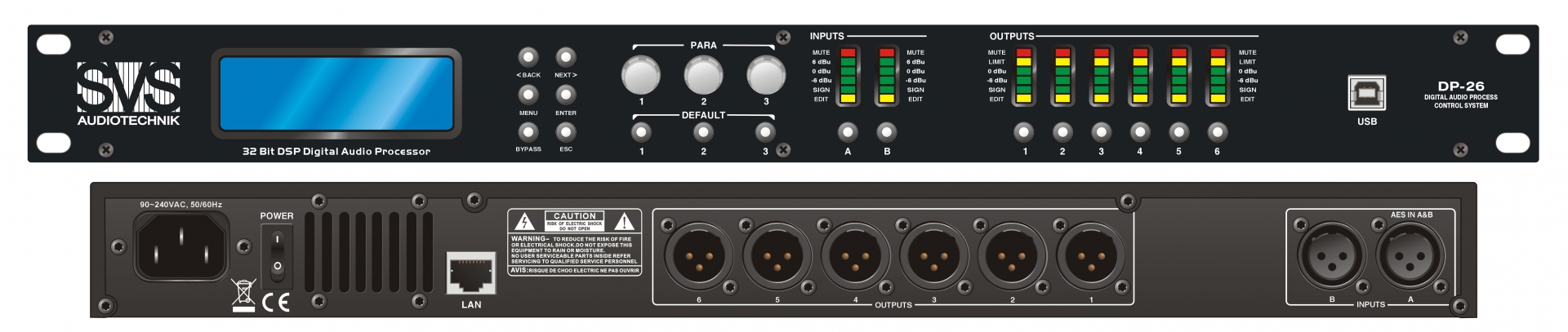 SVS Audiotechnik DP-26 Цифровой процессор: 2 входа 6 выходов в Зеленогорске