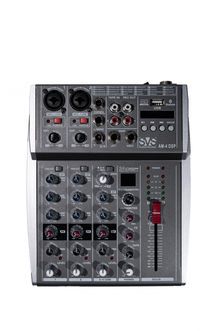 SVS Audiotechnik mixers AM-4 DSP Аналоговый микшерный пульт, 4-канала в Зеленогорске