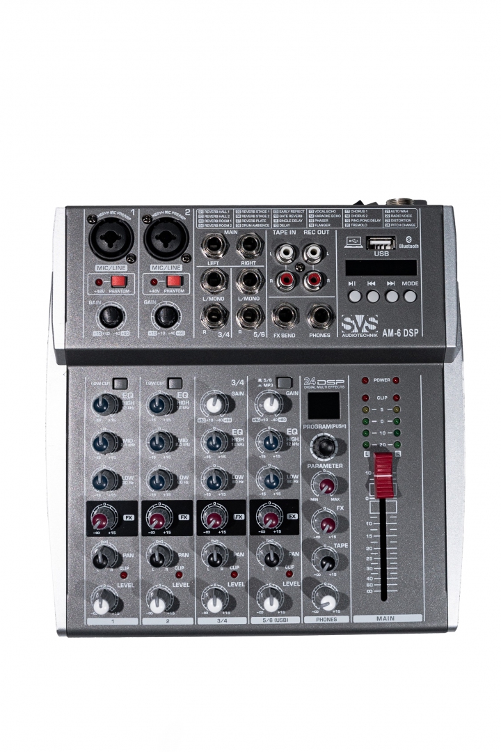 SVS Audiotechnik mixers AM-6 DSP Микшерный пульт аналоговый, 6-канальный SVS Audiotechnik mixers в Зеленогорске