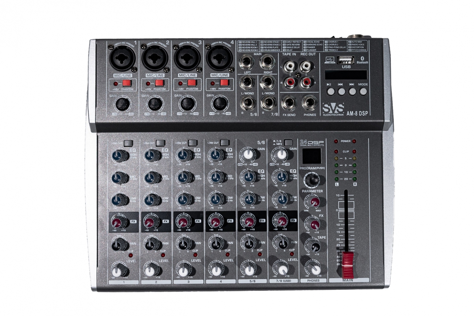 SVS Audiotechnik mixers AM-8 DSP Микшерный пульт аналоговый, 8-канальный в Зеленогорске